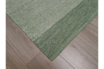 Alva Bomuldstæppe 160x230 cm Rektangulær - Grøn - Tekstiler - Tæpper - Moderne tæppe - Bomuldstæpper