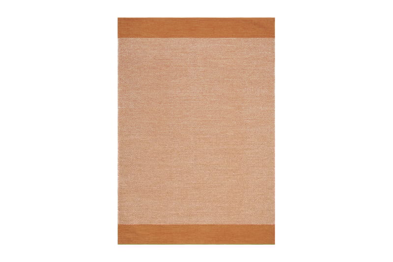 Alva Bomuldstæppe 160x230 cm Rektangulær - Orange - Tekstiler - Tæpper - Moderne tæppe - Bomuldstæpper