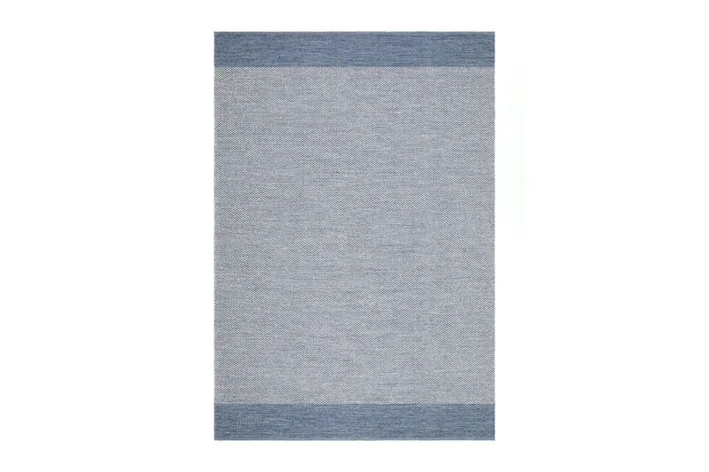 Alva Bomuldstæppe 200x300 cm Rektangulær - Blå - Tekstiler - Tæpper - Moderne tæppe - Bomuldstæpper