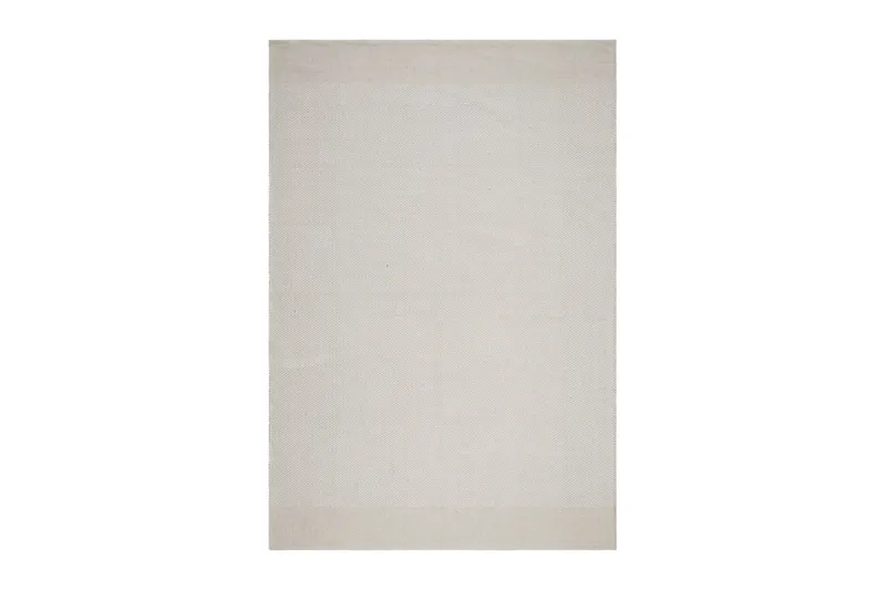 Alva Bomuldstæppe 200x300 cm Rektangulær - Creme - Tekstiler - Tæpper - Moderne tæppe - Bomuldstæpper