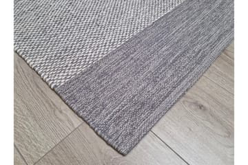 Alva Bomuldstæppe 200x300 cm Rektangulær - Grå - Tekstiler - Tæpper - Moderne tæppe - Bomuldstæpper