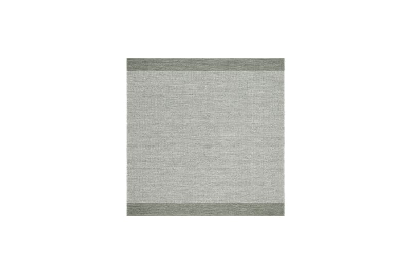 Alva Bomuldstæppe 240x240 cm Kvadratisk - Grøn - Tekstiler - Tæpper - Moderne tæppe - Bomuldstæpper