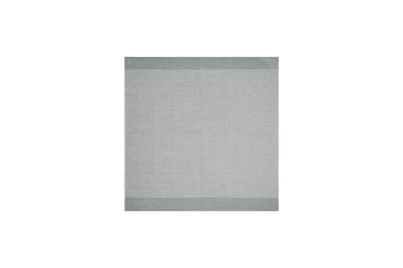 Alva Bomuldstæppe 240x240 cm Kvadratisk - Lysegrøn - Tekstiler - Tæpper - Moderne tæppe - Bomuldstæpper