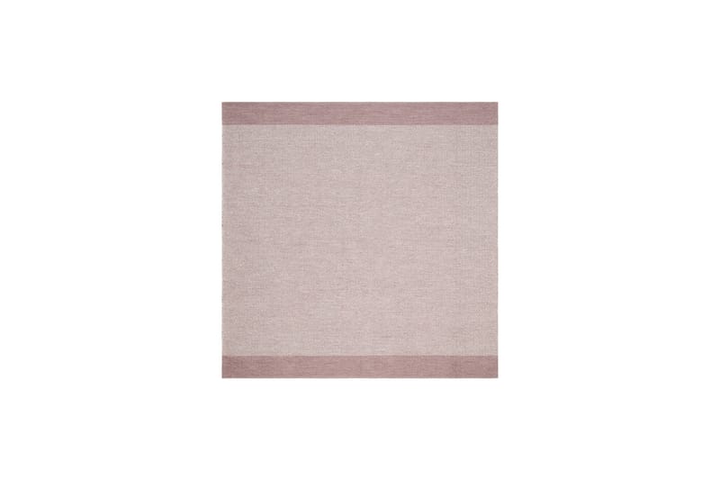 Alva Bomuldstæppe 240x240 cm Kvadratisk - Rosa - Tekstiler - Tæpper - Moderne tæppe - Bomuldstæpper
