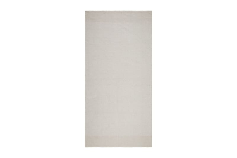 Alva Bomuldstæppe 75x150 cm Oval - Creme - Tekstiler - Tæpper - Moderne tæppe - Bomuldstæpper