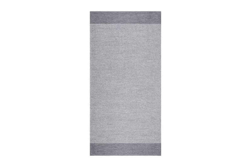 Alva Bomuldstæppe 75x150 cm Oval - Grå - Tekstiler - Tæpper - Moderne tæppe - Bomuldstæpper