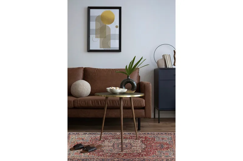 Amber Wiltontæppe 200x290 cm Rektangulær - Rød - Tekstiler - Tæpper - Moderne tæppe - Wiltontæpper