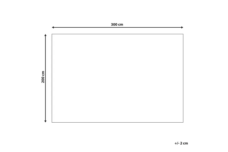 Anadag Ryetæppe 200x300 cm - Beige - Tekstiler - Tæpper - Moderne tæppe - Bomuldstæpper