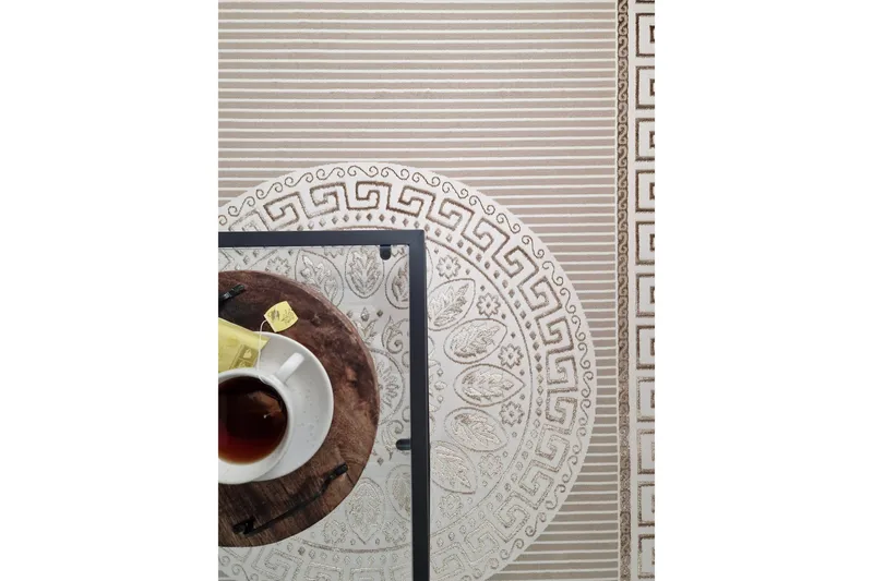 Ankara Wiltontæppe 200x290 cm - Taupe - Tekstiler - Tæpper - Moderne tæppe - Wiltontæpper