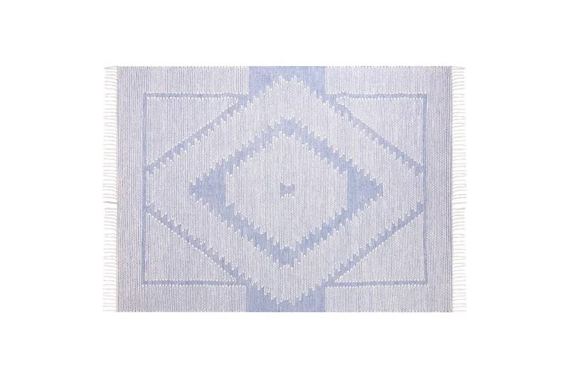 Ansar Bomuldstæppe 140x200 cm, Blå