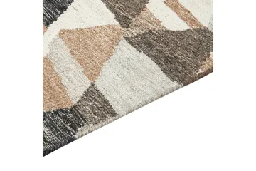 Argavand Uldtæppe 200x300 cm - Beige - Tekstiler - Tæpper - Moderne tæppe - Uldtæppe