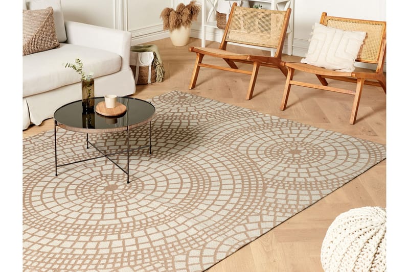 Ariba Jutetæppe 200x300 cm, Beige