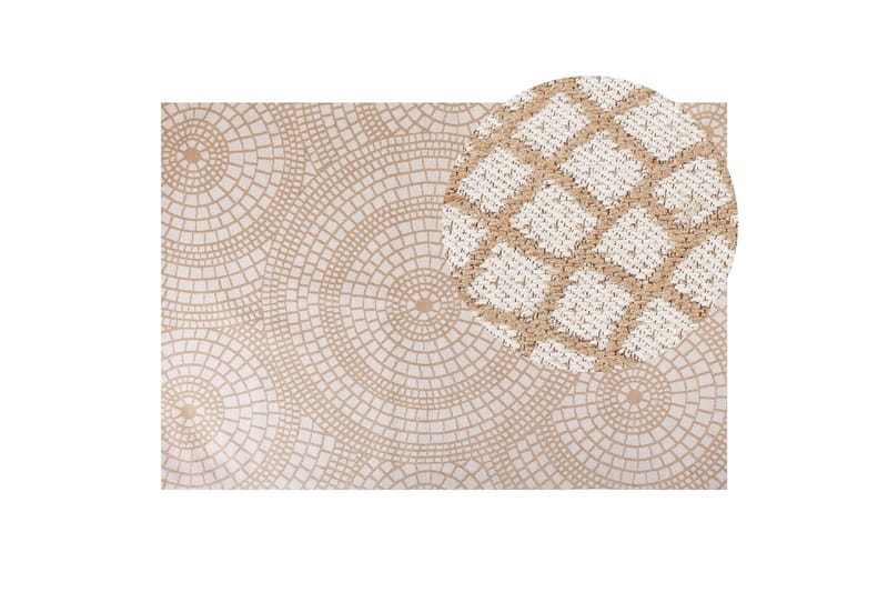 Ariba Jutetæppe 200x300 cm - Beige - Tekstiler - Tæpper - Moderne tæppe - Sisaltæpper