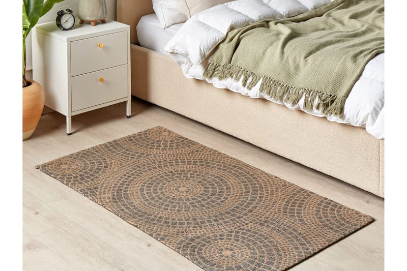 Ariba Jutetæppe 80x150 cm, Grå