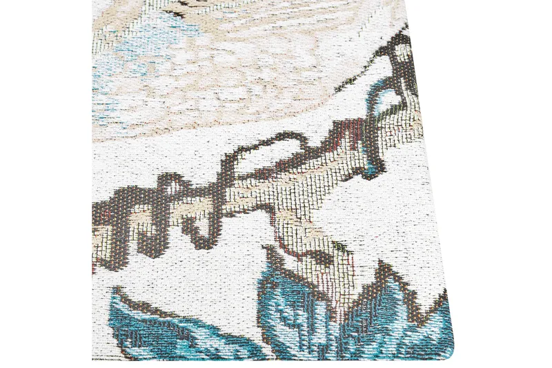 Ariha Ryetæppe 140x200 cm - Blå - Tekstiler - Tæpper - Moderne tæppe - Ryatæpper