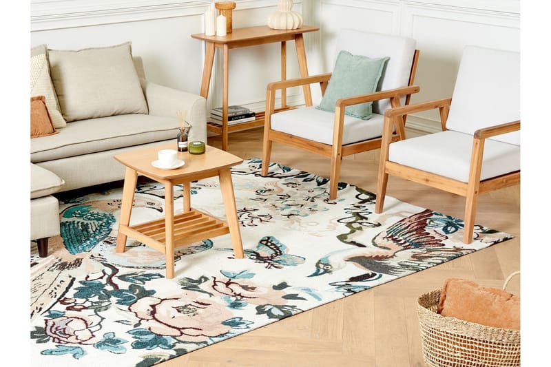 Ariha Ryetæppe 200x300 cm - Blå - Tekstiler - Tæpper - Moderne tæppe - Ryatæpper