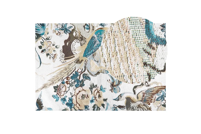 Ariha Ryetæppe 200x300 cm - Blå - Tekstiler - Tæpper - Moderne tæppe - Ryatæpper