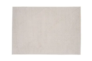 Aron Wilton tæppe 240x340 cm Rektangulær - Hvid - Tekstiler - Tæpper - Moderne tæppe - Mønstrede tæpper