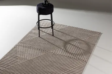 Aron Plastmåtte 240x340 cm - Brun - Tekstiler - Tæpper - Moderne tæppe - Wiltontæpper