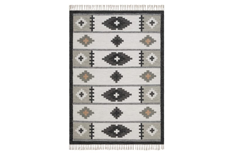 Arvika Uldtæppe 160x230 cm Rektangulær - Grå - Tekstiler - Tæpper - Moderne tæppe - Uldtæppe