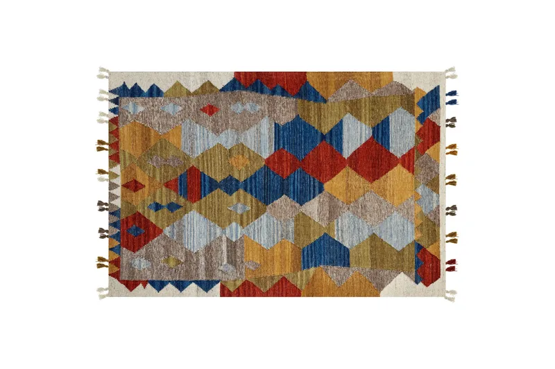 Arzakan Uldtæppe 200x300 cm, Rød