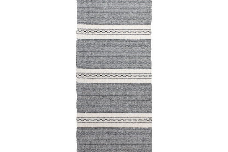 Asta Kludetæppe 70x220 cm Rektangulært - Grå - Tekstiler - Tæpper - Moderne tæppe - Kludetæpper