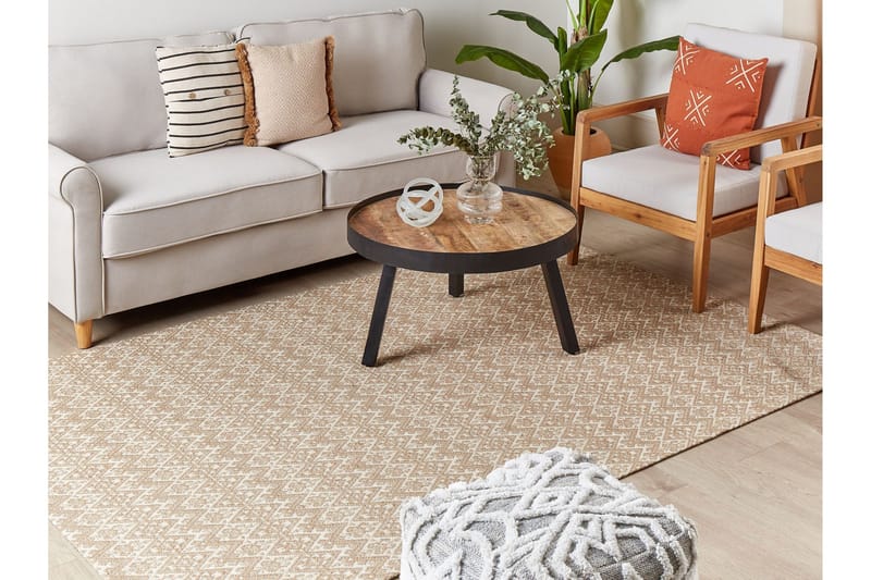 Atima Jutetæppe 160x230 cm, Beige