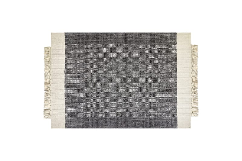 Atlanti Uldtæppe 160x230 cm, Sort/hvid