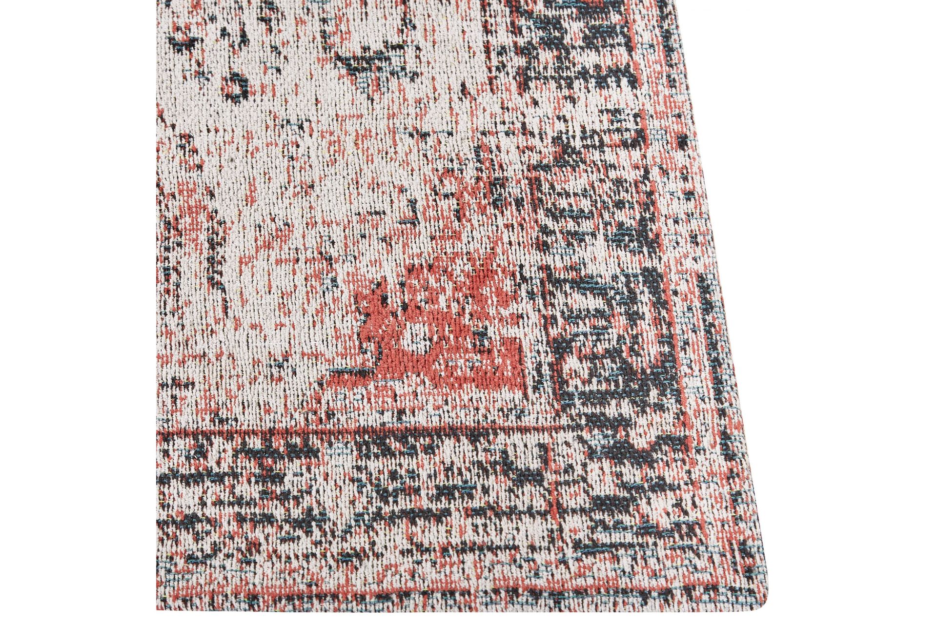 Attera Bomuldstæppe 200x300 cm - Rød - Tekstiler - Tæpper - Moderne tæppe - Bomuldstæpper