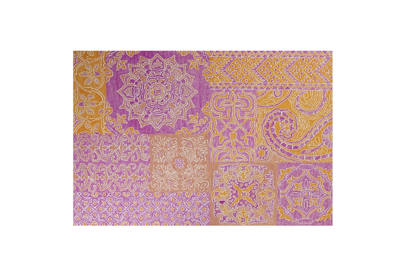 Avanos Uldtæppe 160x230 cm - Rosa - Tekstiler - Tæpper - Moderne tæppe - Uldtæppe