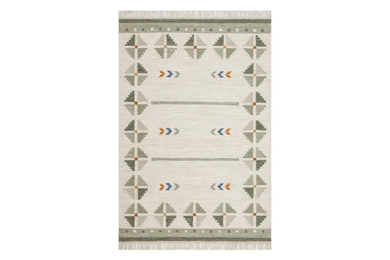 Avesta Uldtæppe 160x230 cm Rektangulær, Grøn