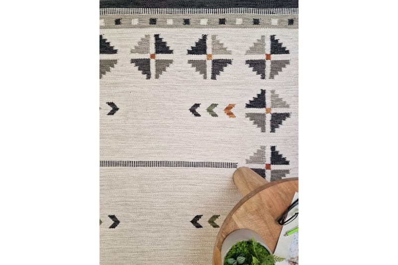 Avesta Uldtæppe 200x300 cm Rektangulær - Grå - Tekstiler - Tæpper - Moderne tæppe - Uldtæppe