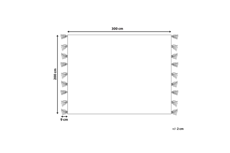 Aygezard Uldtæppe 200x300 cm - Grå - Tekstiler - Tæpper - Moderne tæppe - Uldtæppe