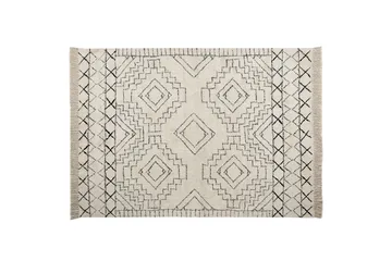 Bacarella Ryetæppe 160x230 cm - Beige - Tekstiler - Tæpper - Moderne tæppe - Bomuldstæpper