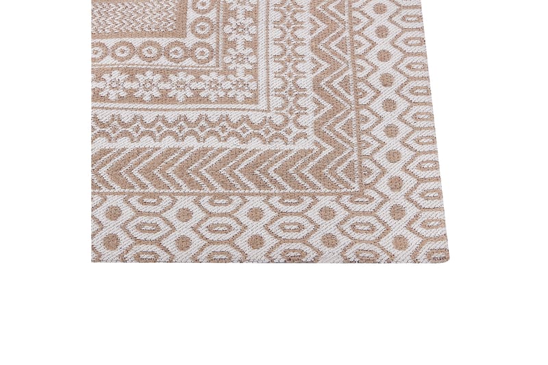 Baglar Ryetæppe 80x150 cm - Beige - Tekstiler - Tæpper - Moderne tæppe - Ryatæpper