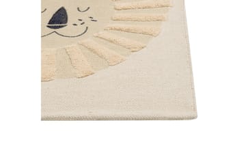 Balari Bomuldstæppe 80x150 cm - Beige - Tekstiler - Børnetekstiler - Børnetæpper