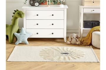 Balari Bomuldstæppe 80x150 cm - Beige - Tekstiler - Børnetekstiler - Børnetæpper