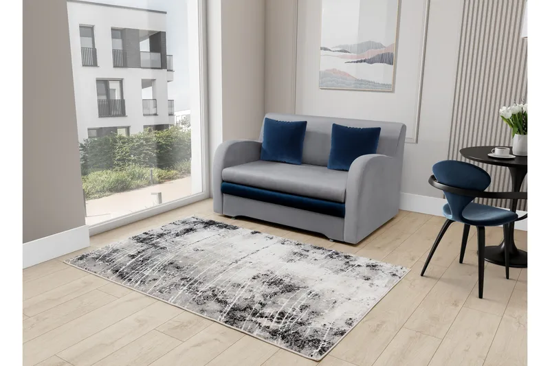 Bardot Ryetæppe 180x120 cm - Grå - Tekstiler - Tæpper - Moderne tæppe - Ryatæpper