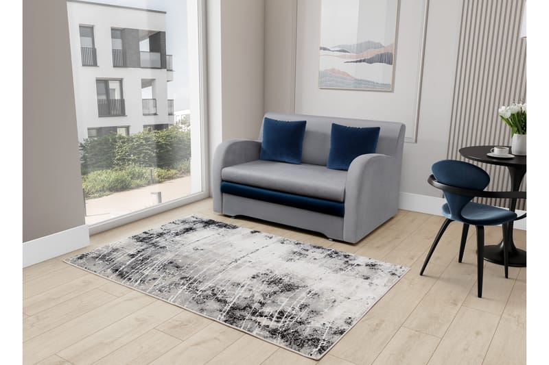 Bardot Ryetæppe 220x160 cm - Grå - Tekstiler - Tæpper - Moderne tæppe - Ryatæpper