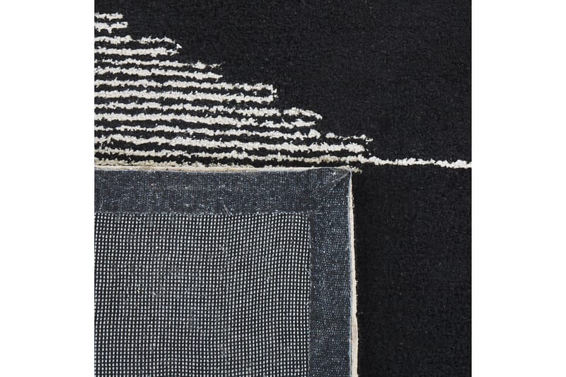 Bathinda Ryetæppe 140x200 cm - Sort/hvid - Tekstiler - Tæpper - Moderne tæppe - Bomuldstæpper
