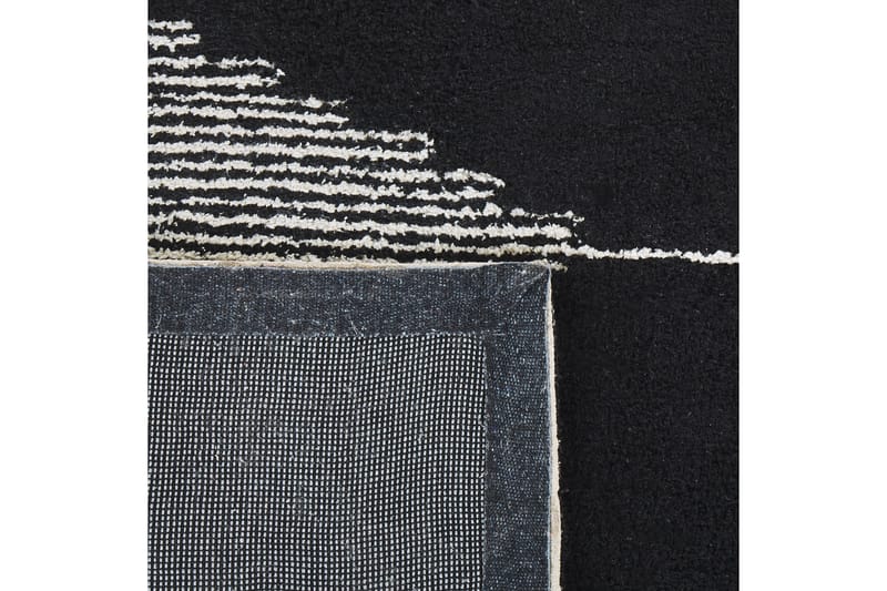 Bathinda Ryetæppe 160x230 cm - Sort/hvid - Tekstiler - Tæpper - Moderne tæppe - Ryatæpper