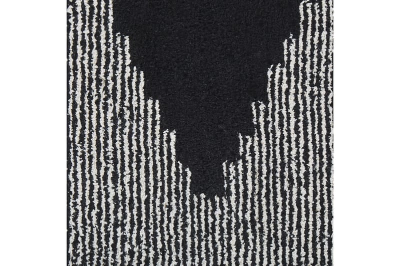 Bathinda Ryetæppe 160x230 cm - Sort/hvid - Tekstiler - Tæpper - Moderne tæppe - Bomuldstæpper