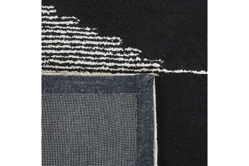 Bathinda Ryetæppe 160x230 cm - Sort/hvid - Tekstiler - Tæpper - Moderne tæppe - Ryatæpper