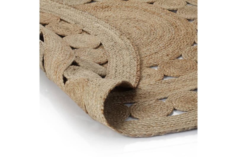 beBasic gulvtæppe 180 cm flettet jute rundt - Beige - Tekstiler - Tæpper - Moderne tæppe - Sisaltæpper
