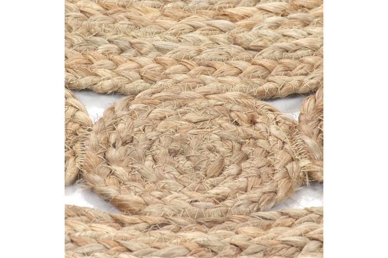 beBasic gulvtæppe 180 cm flettet jute rundt - Beige - Tekstiler - Tæpper - Moderne tæppe - Sisaltæpper