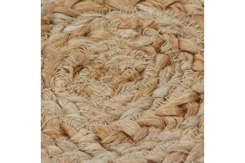 beBasic gulvtæppe 180 cm flettet jute rundt - Beige - Tekstiler - Tæpper - Moderne tæppe - Sisaltæpper