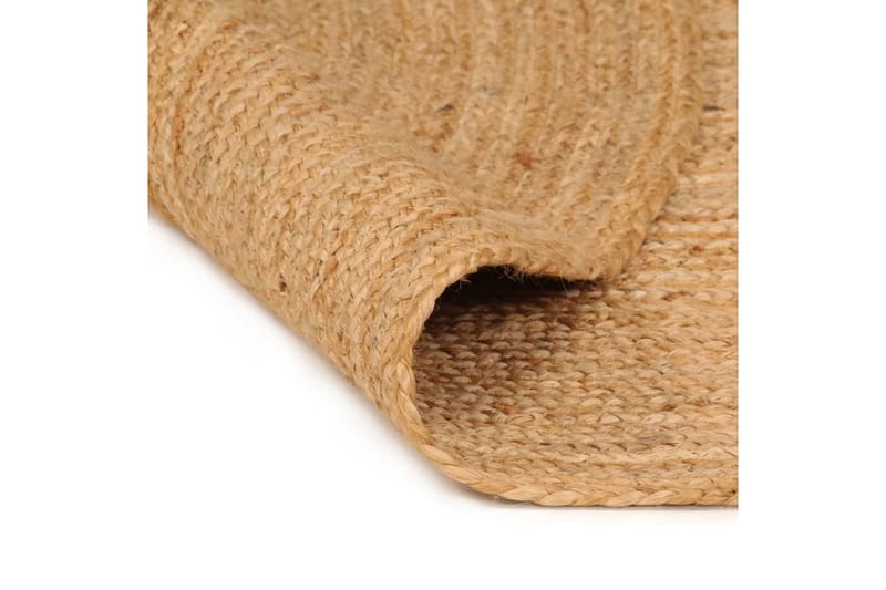 beBasic gulvtæppe 180 cm flettet jute rundt - Beige - Tekstiler - Tæpper - Moderne tæppe - Sisaltæpper