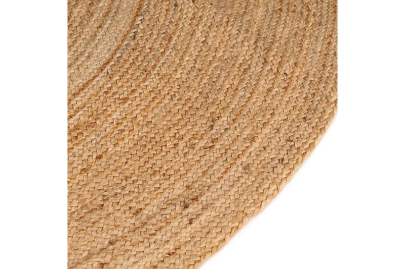 beBasic gulvtæppe 180 cm flettet jute rundt - Beige - Tekstiler - Tæpper - Moderne tæppe - Sisaltæpper