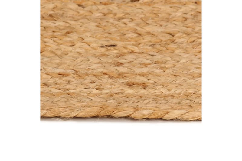 beBasic gulvtæppe 210 cm flettet jute rundt - Beige - Tekstiler - Tæpper - Moderne tæppe - Sisaltæpper
