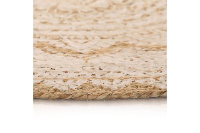 beBasic gulvtæppe 240 cm flettet jute rundt - Beige - Tekstiler - Tæpper - Moderne tæppe - Sisaltæpper
